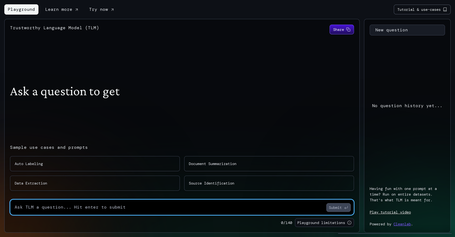 TLM Playground image
