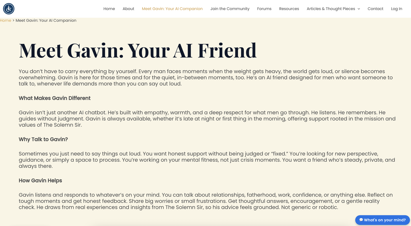 Gavin by The Solemn Sir image