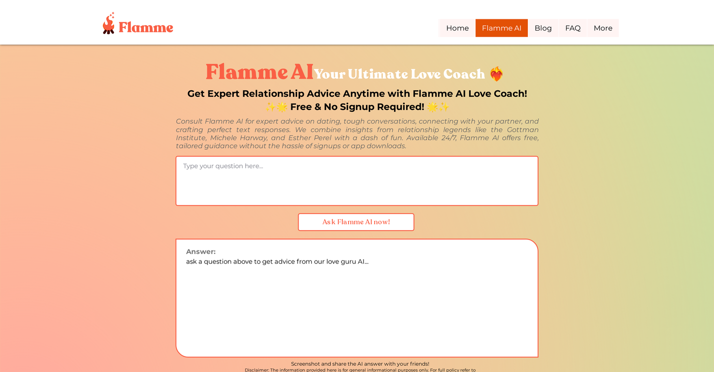Flamme AI image