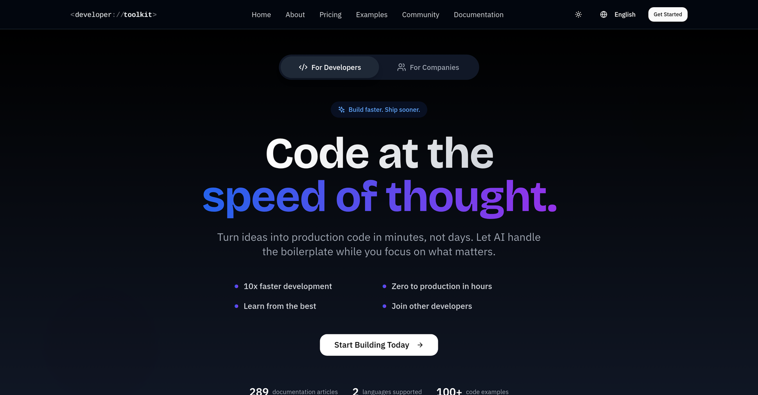 Developer Toolkit image