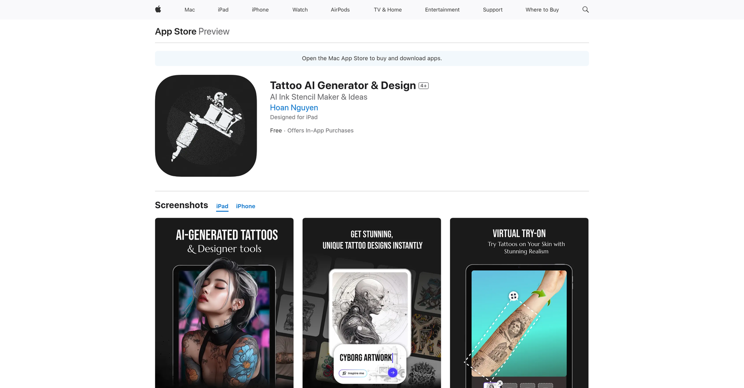 Tattoo AI Generator & Design image