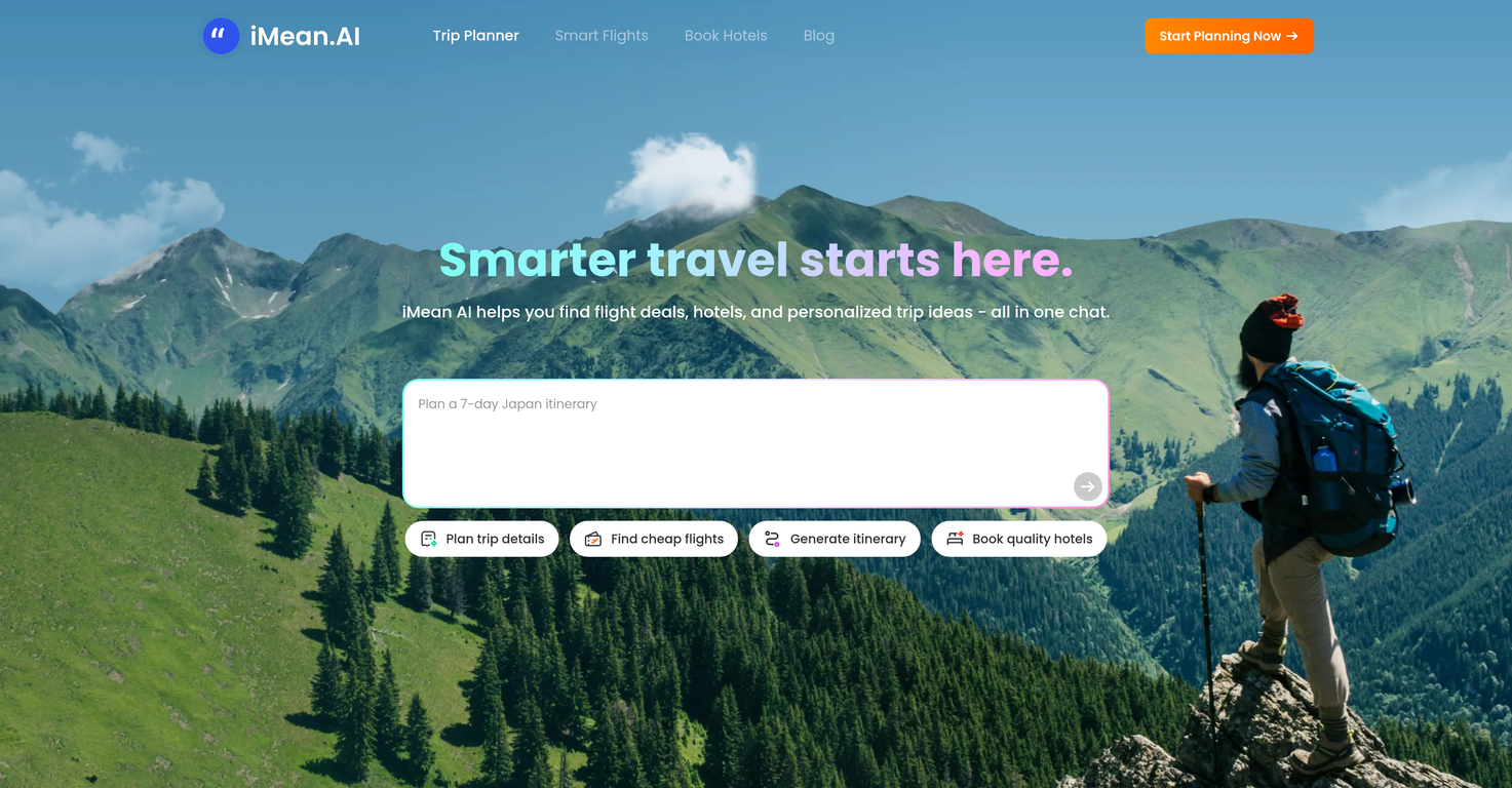 iMean AI Trip Planner image