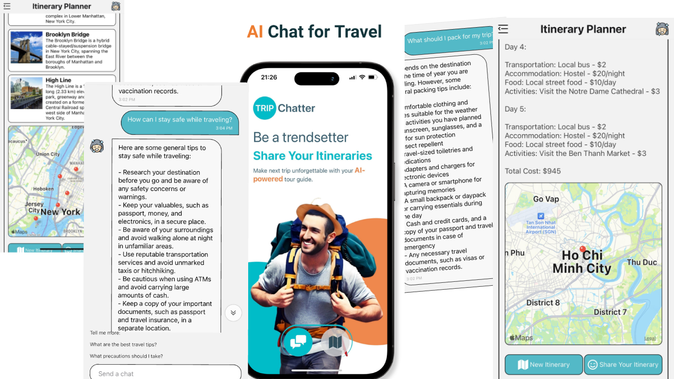 TRIPChatter AI Chat Travel Assistant image