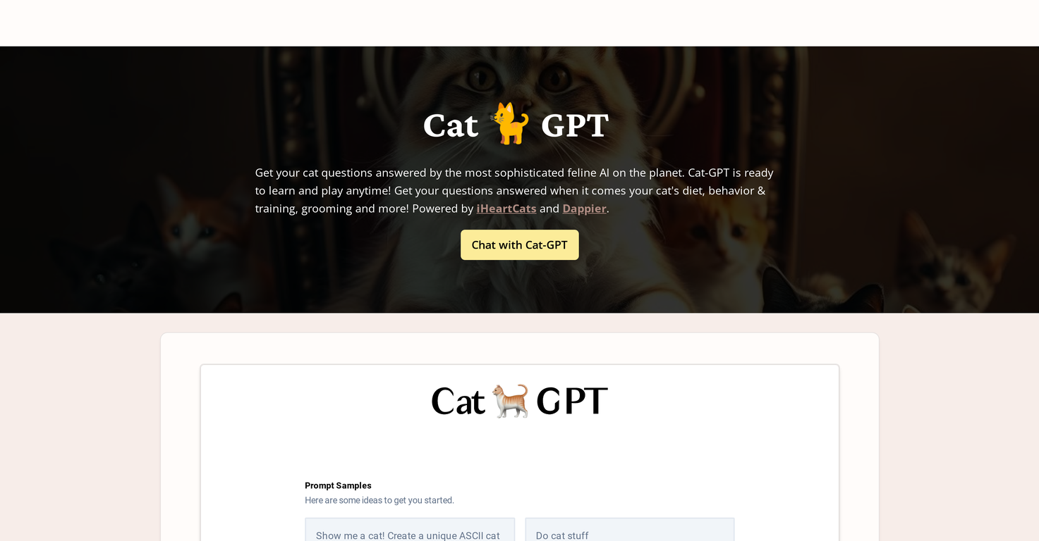 Cat GPT image