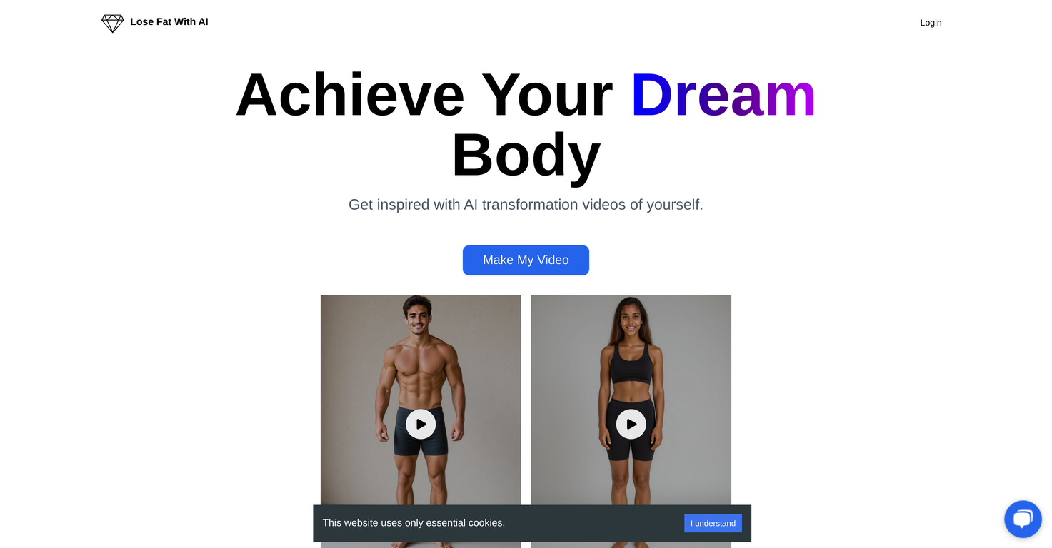 Lose Fat With AI image