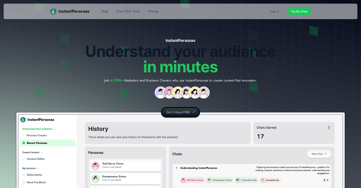 InstantPersonas image