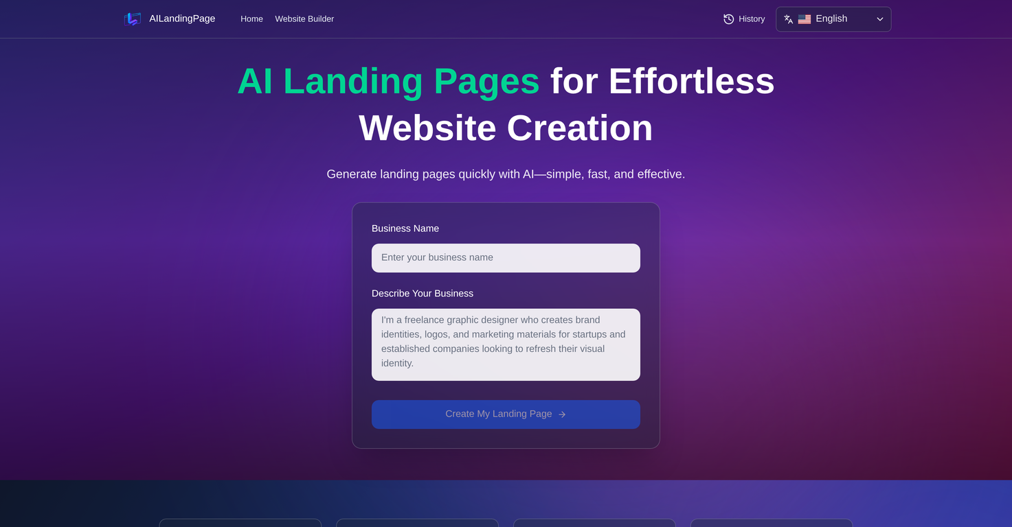 AI Landing Page.ai image