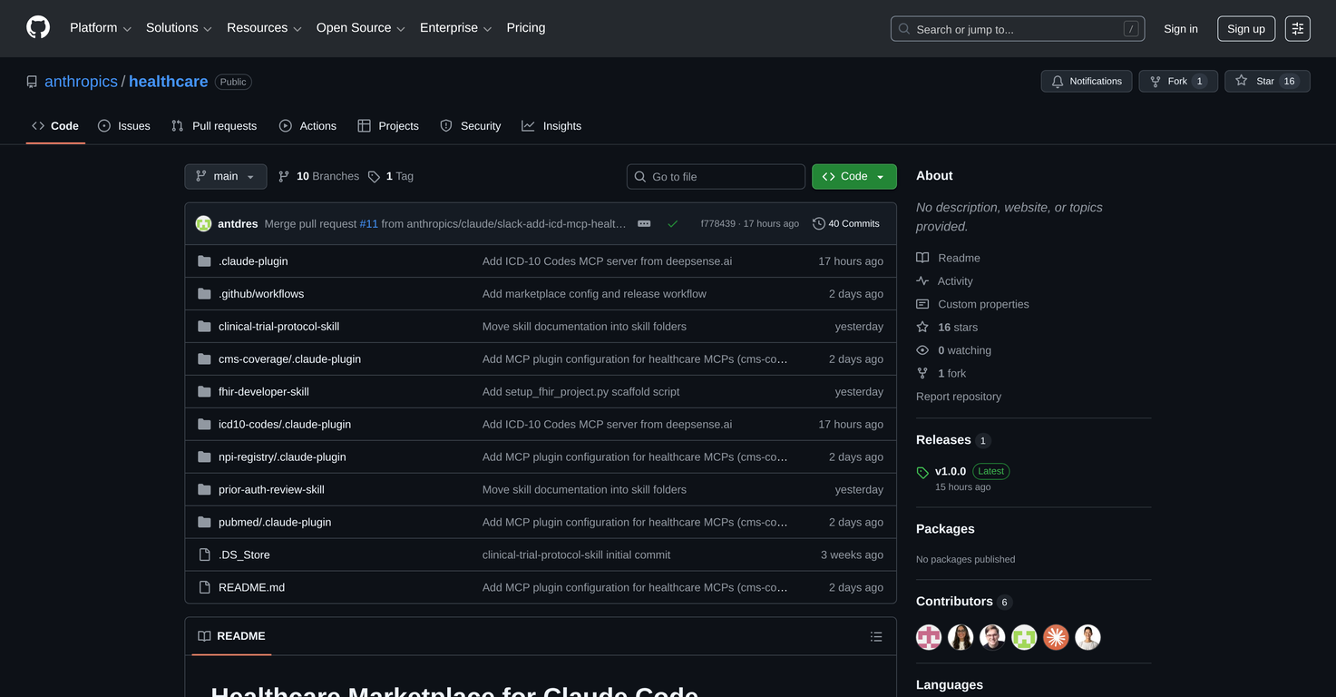 Anthropic Healthcare image
