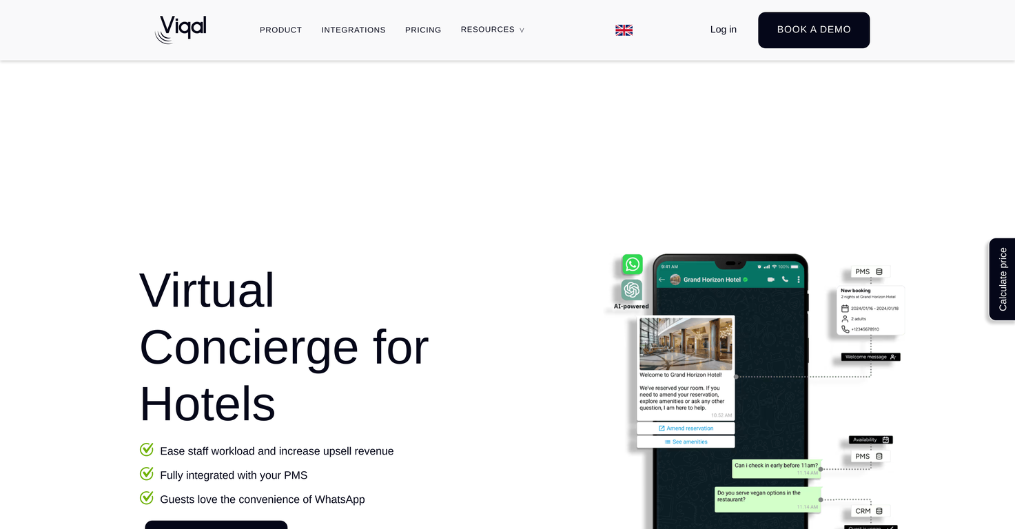 Viqal's Virtual Concierge image