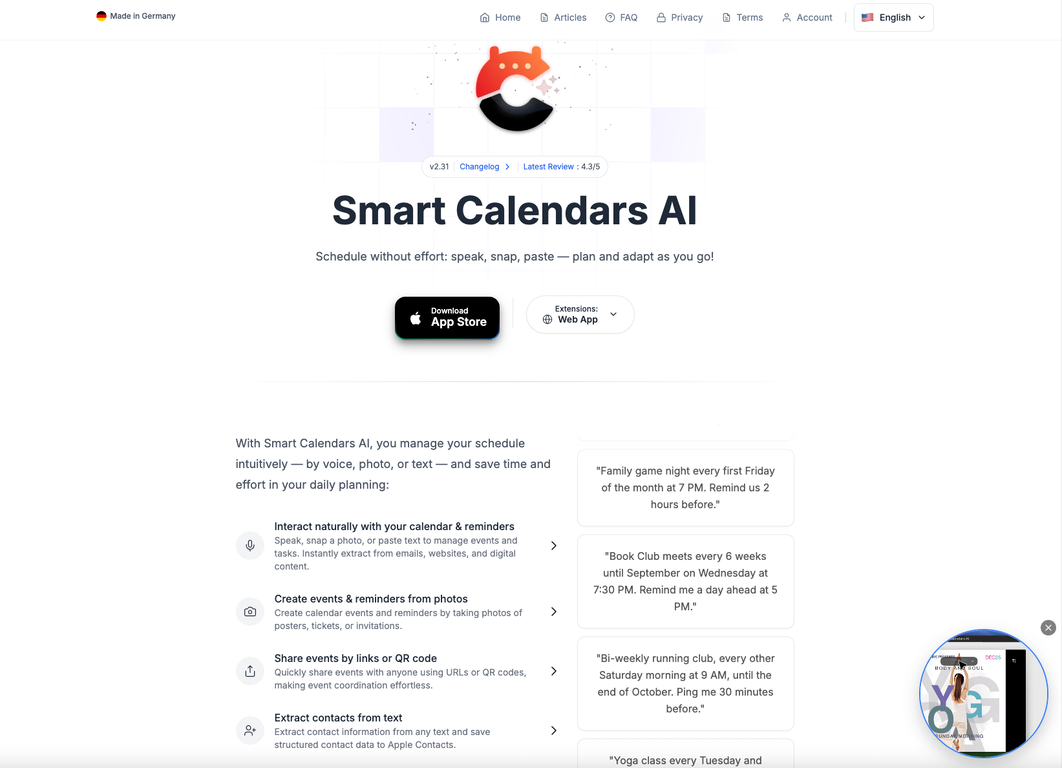 Smart Calendars AI Plan fast & easy image