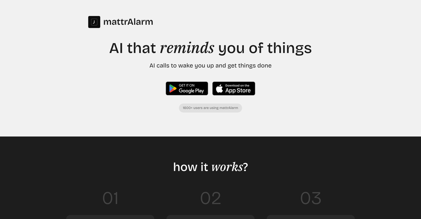 mattrAlarm image