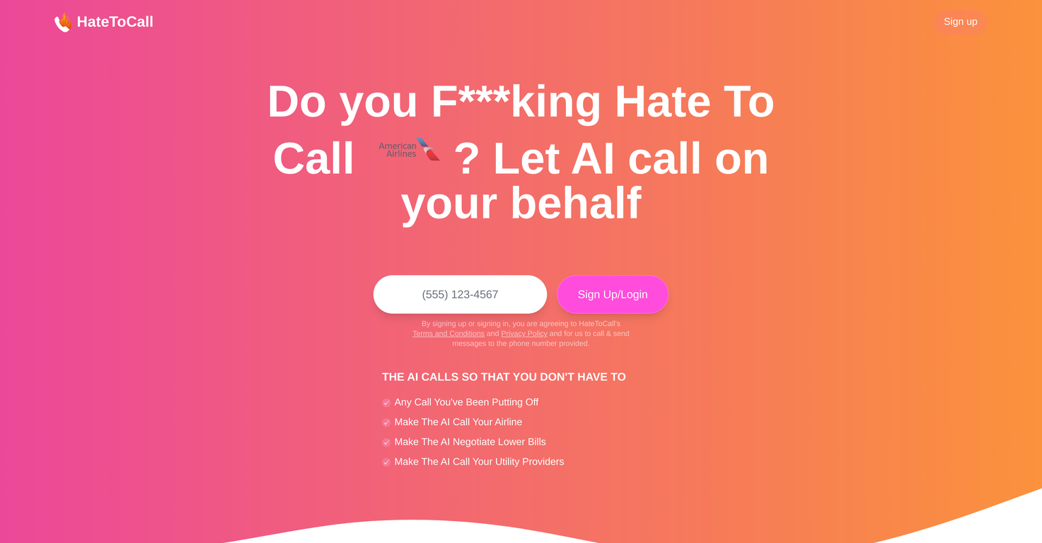HateToCall image