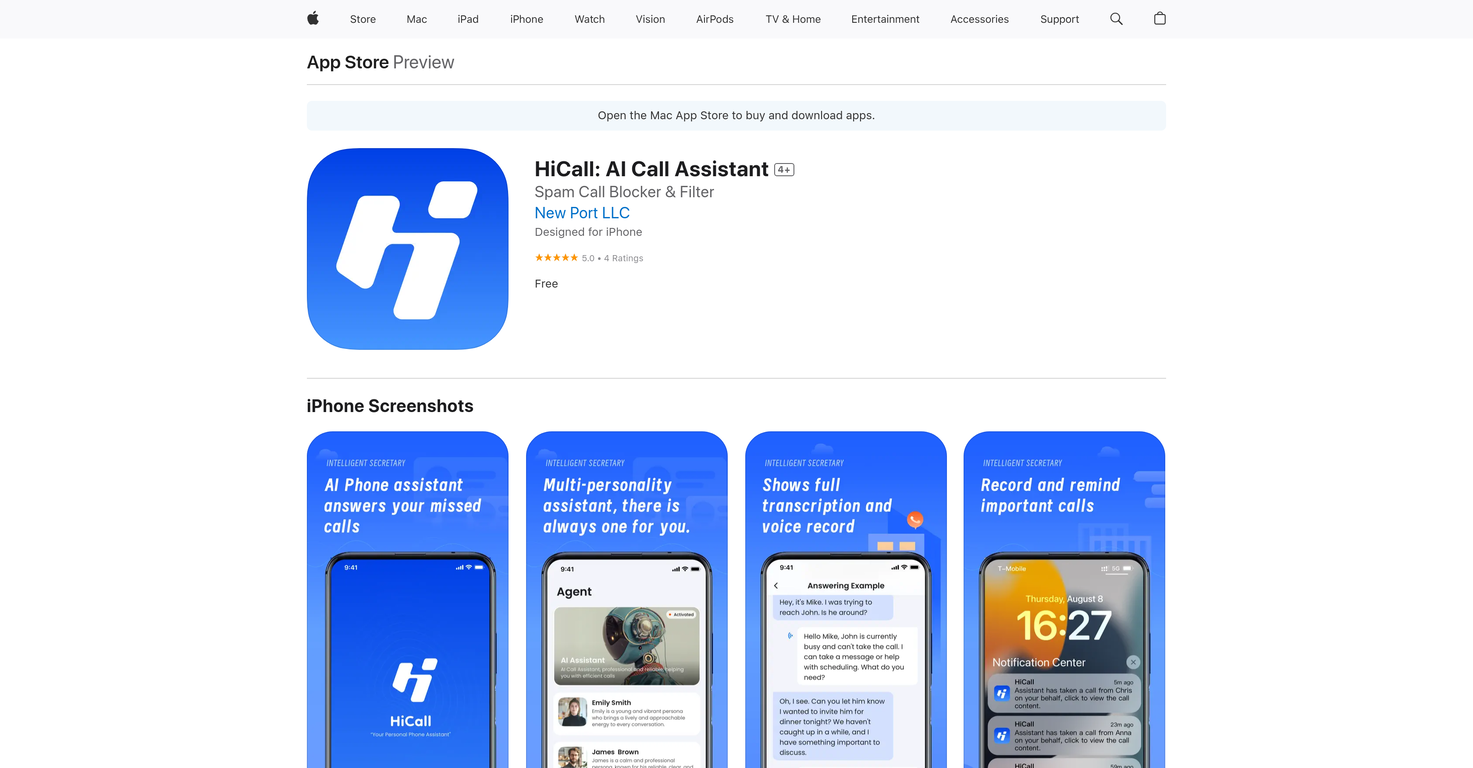 HiCall: AI Call Assistant image