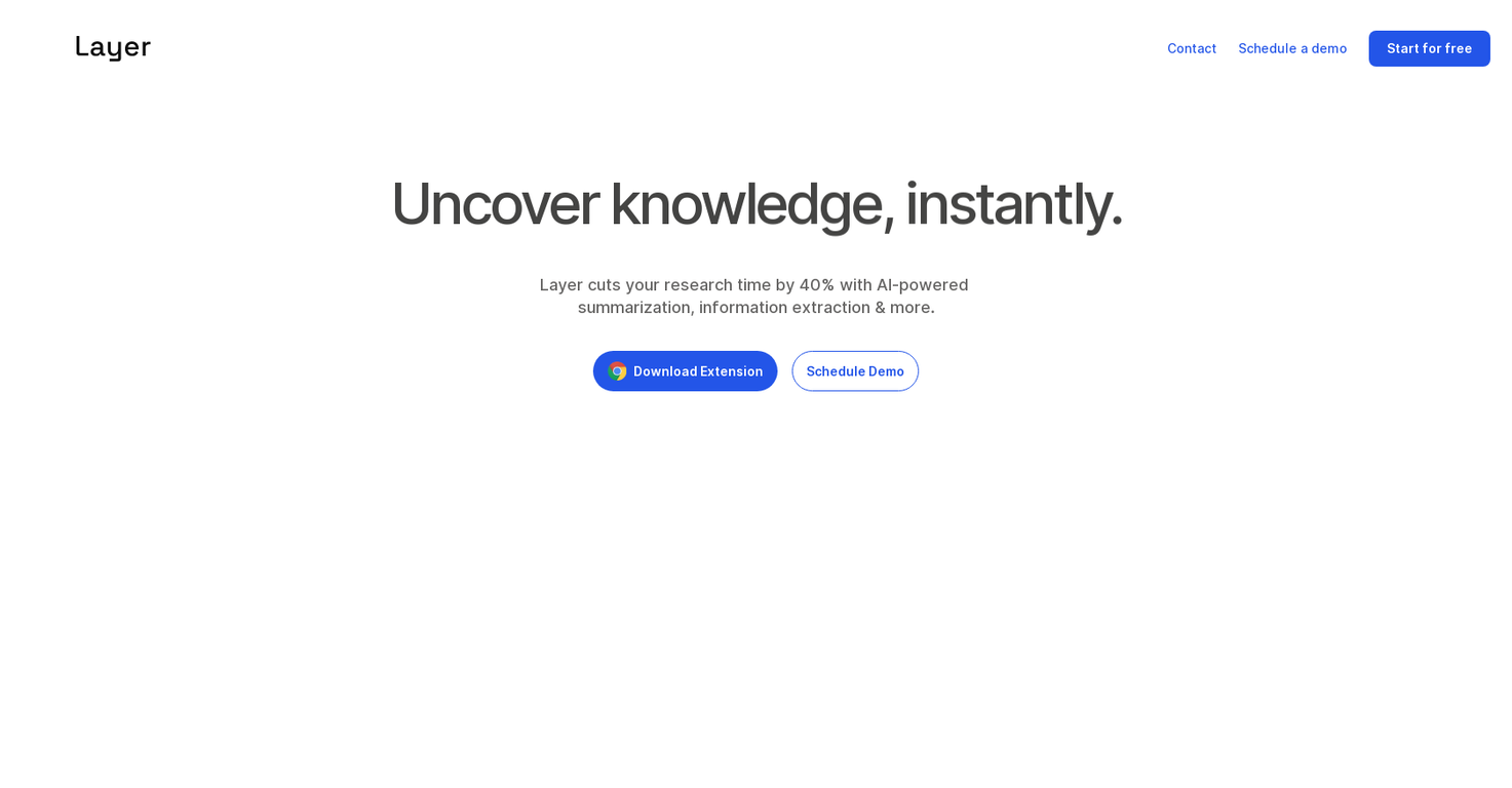 Layer | AI research assistant image