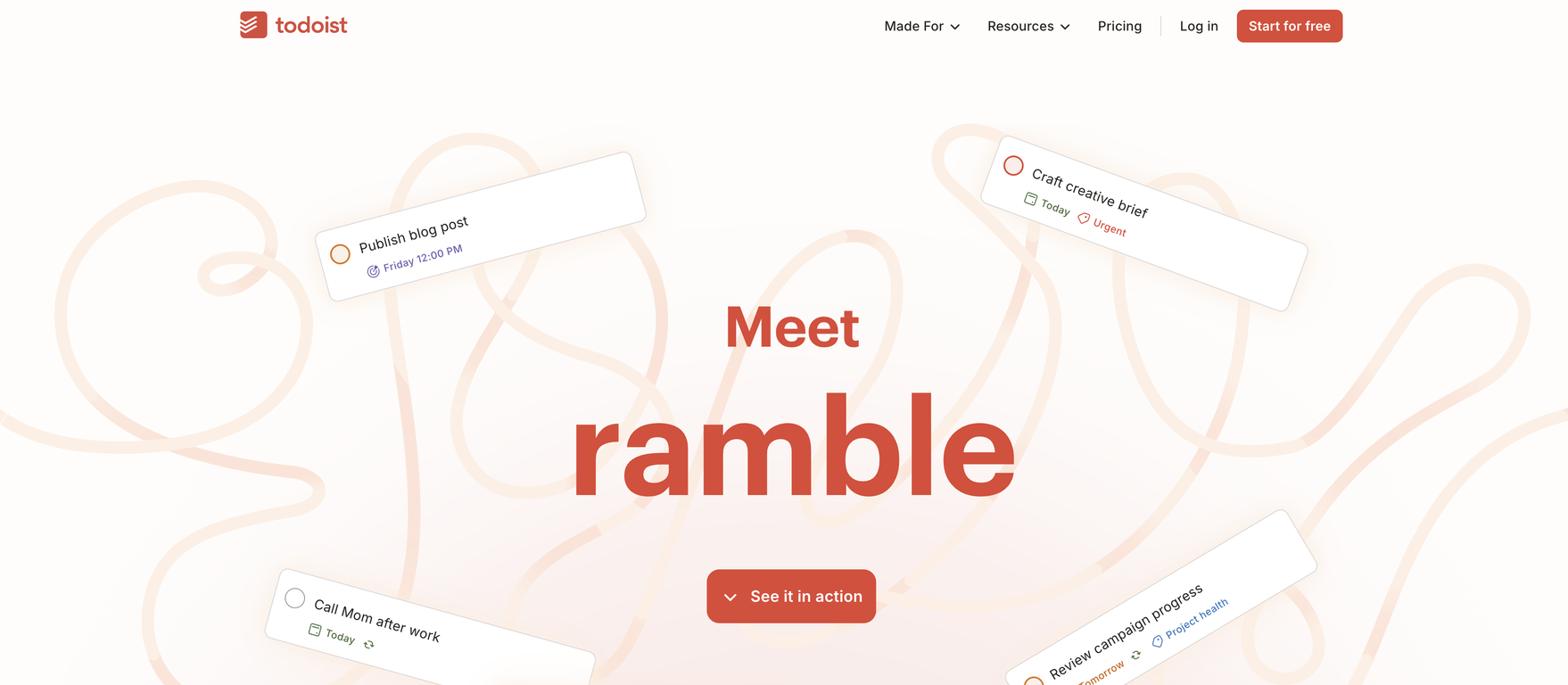 Todoist Ramble image