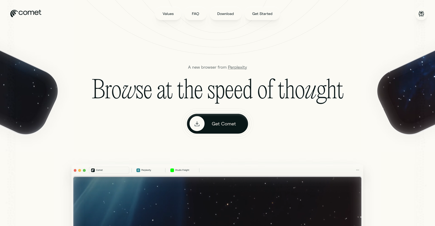 Perplexity Comet image