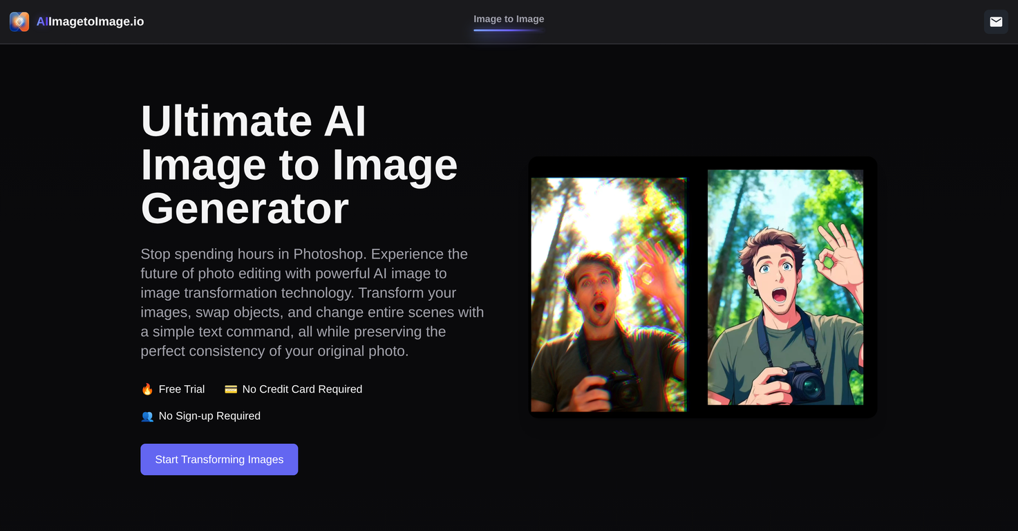 AI Image to Image.io image