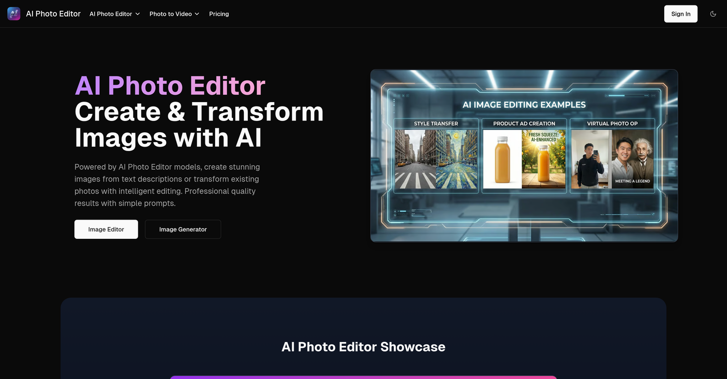 AI Photo Editor.ai image