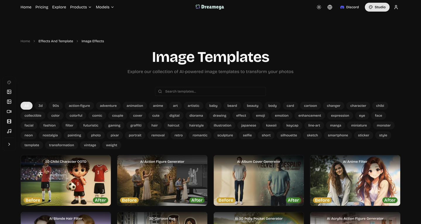 Dreamega AI | Image Effects image