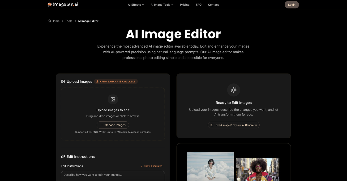 Imagable | AI Image Editor image