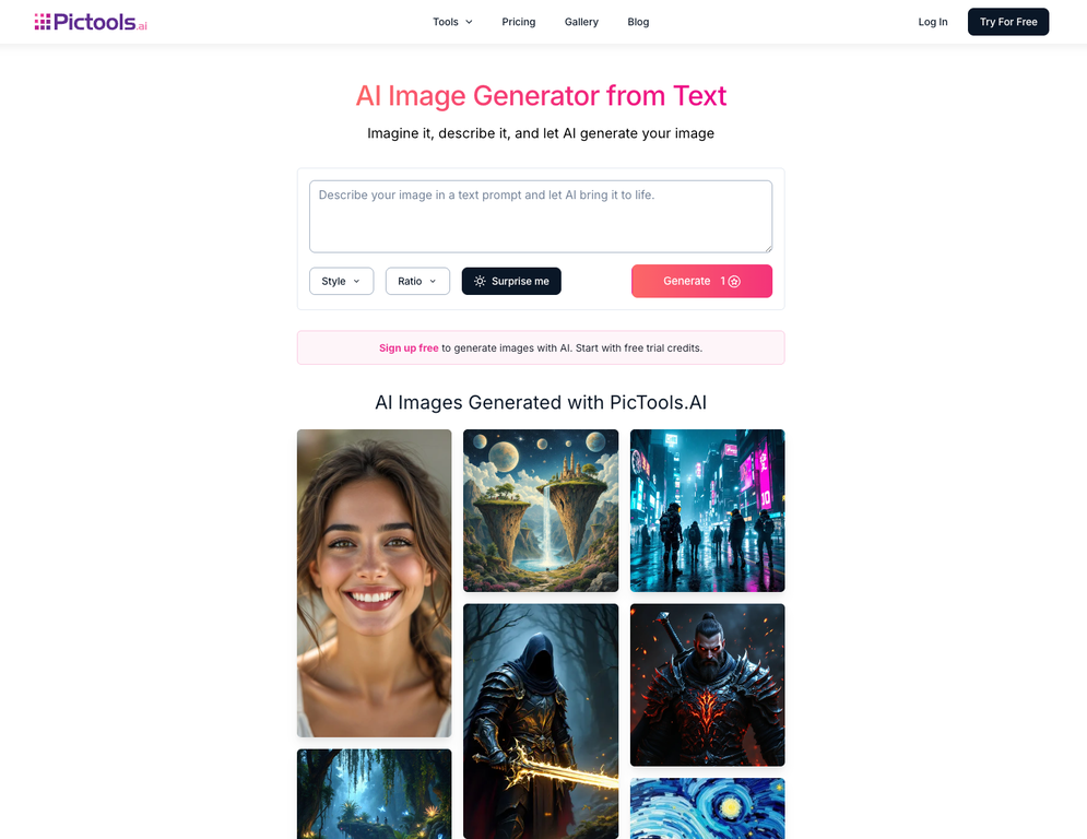 PicTools AI Image Generator & Photo Editor image