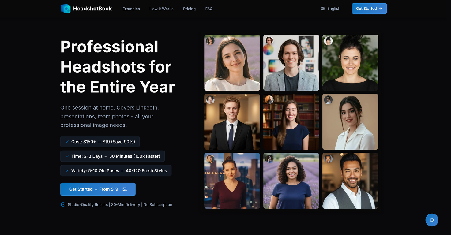 HeadshotBook - AI Headshot Generator image