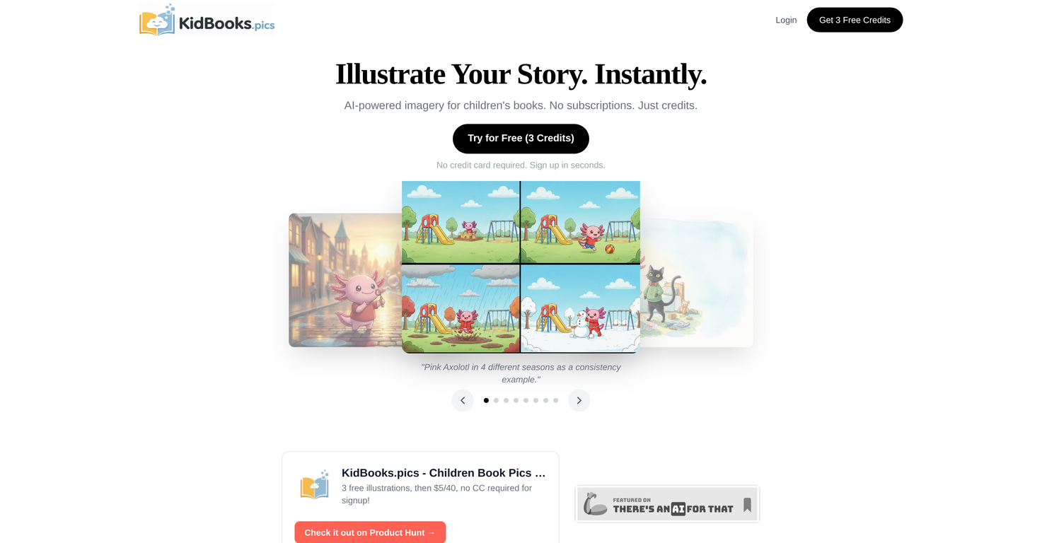 KidBooks.pics - Kids Book Image Generator image