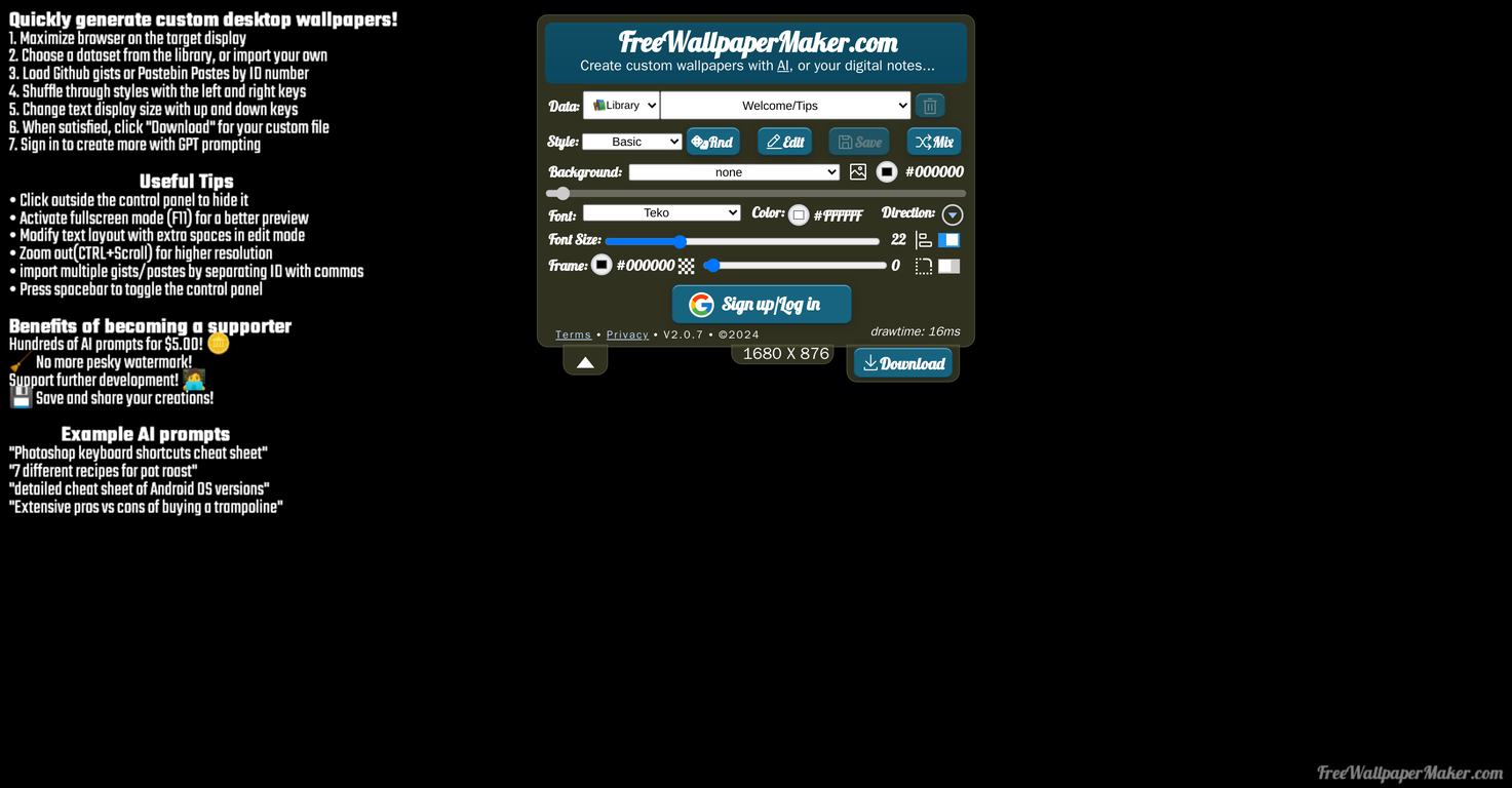 FreeWallpaperMaker image