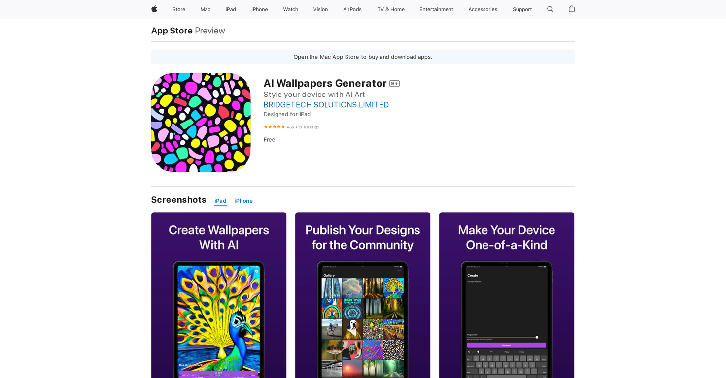AI Wallpapers Generator image
