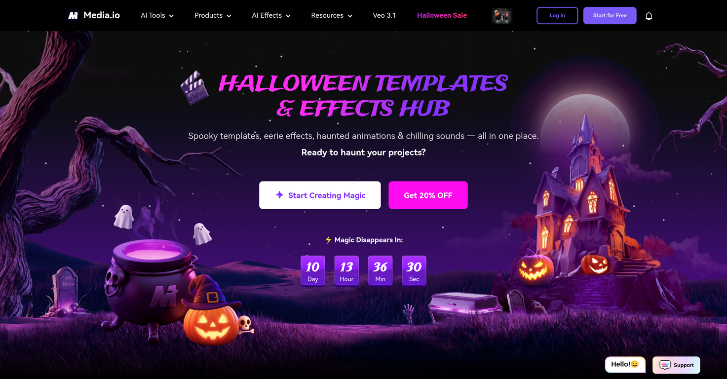 Halloween AI Filters by Media.io image