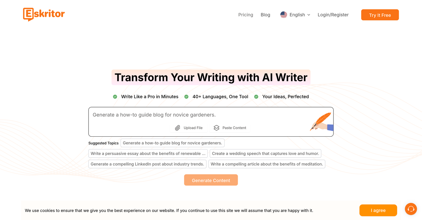Eskritor AI Writer image