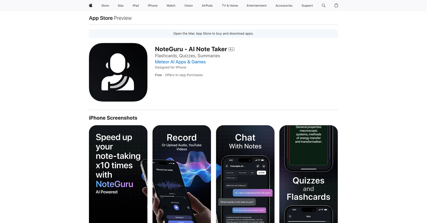 NoteGuru - AI Note Taker image