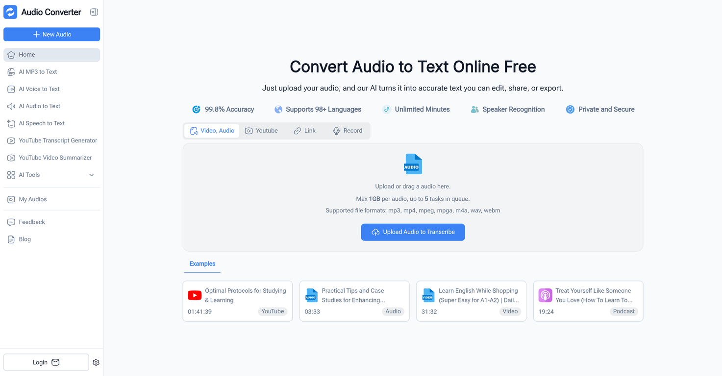 Audio Converter AI image