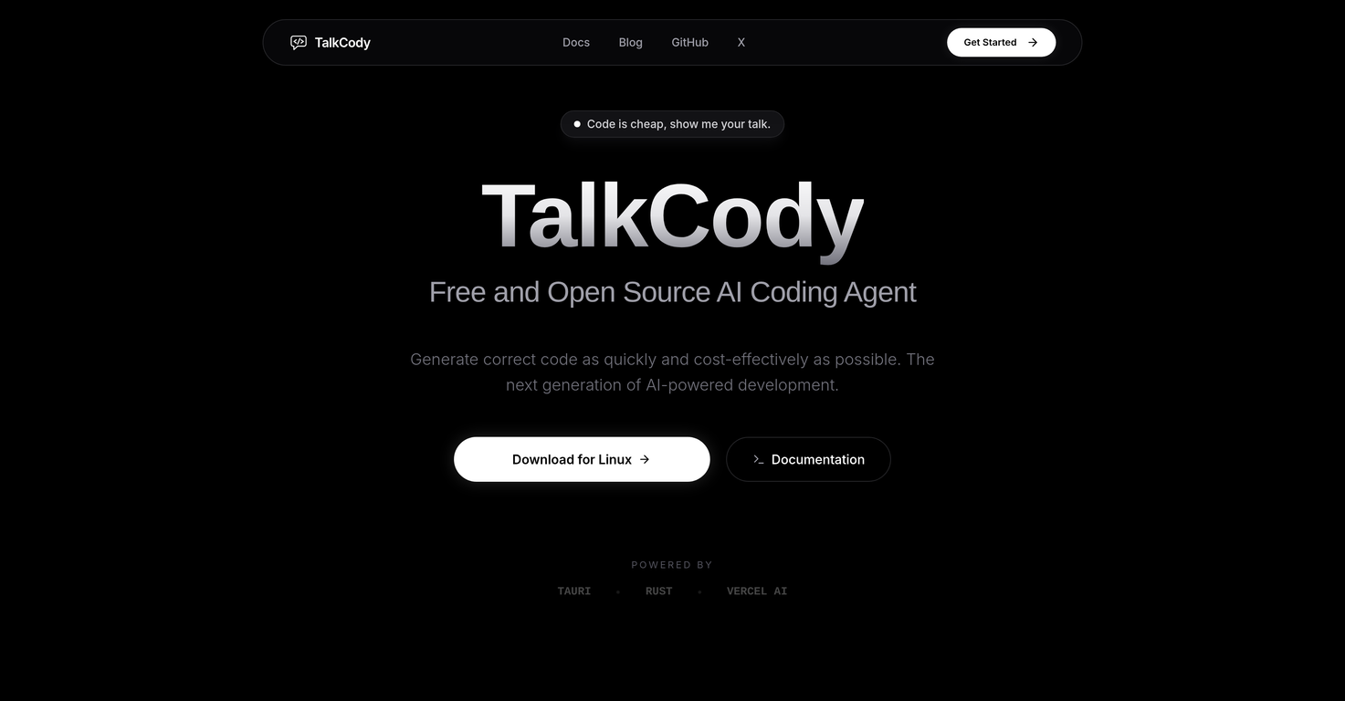TalkCody image