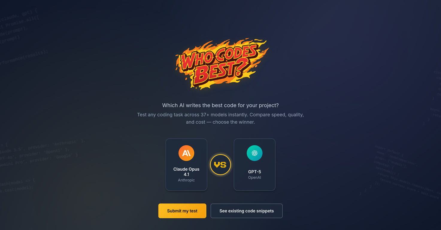 Who Codes Best? image