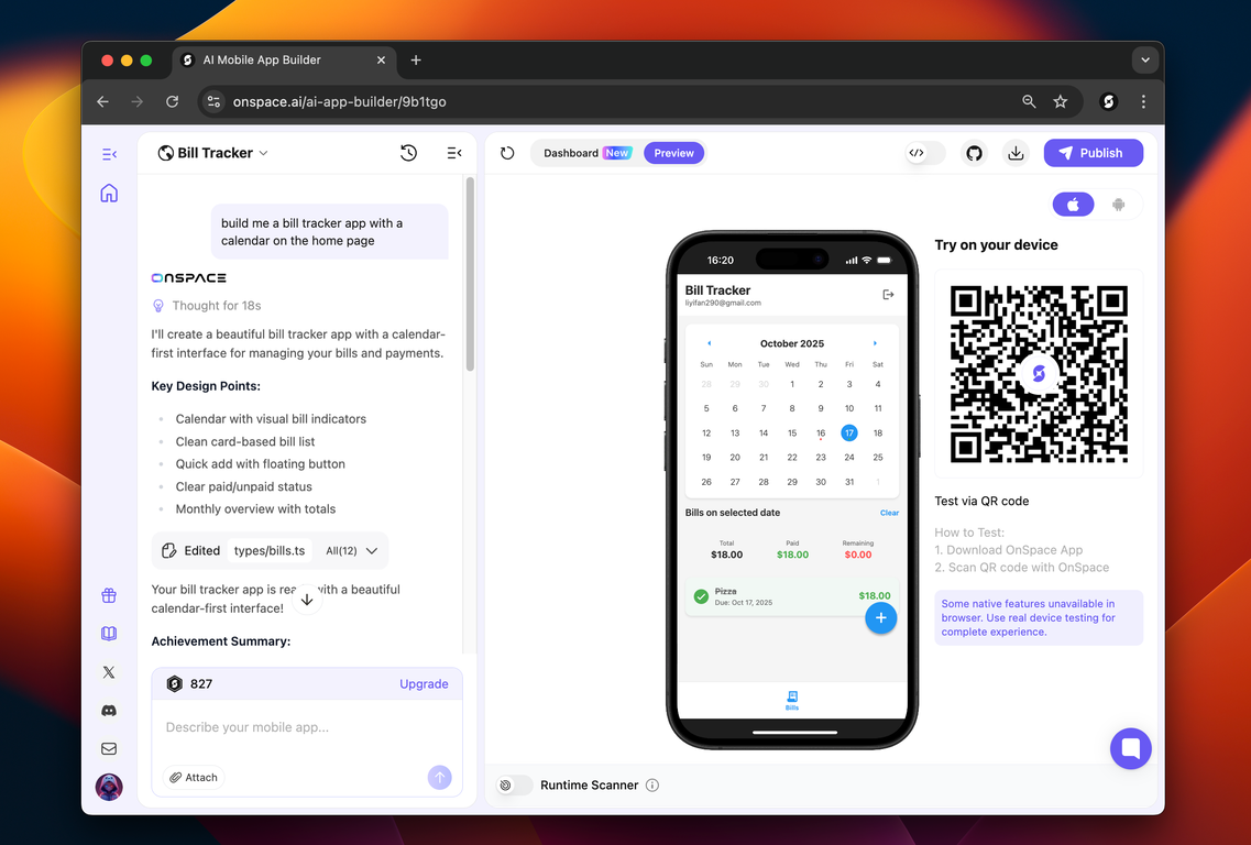 OnSpace.AI - No Code App Builder image