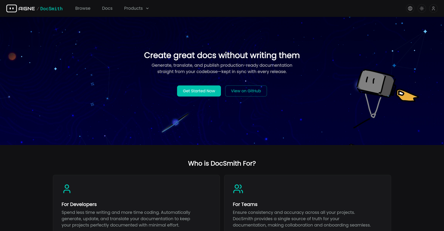 AIGNE DocSmith image