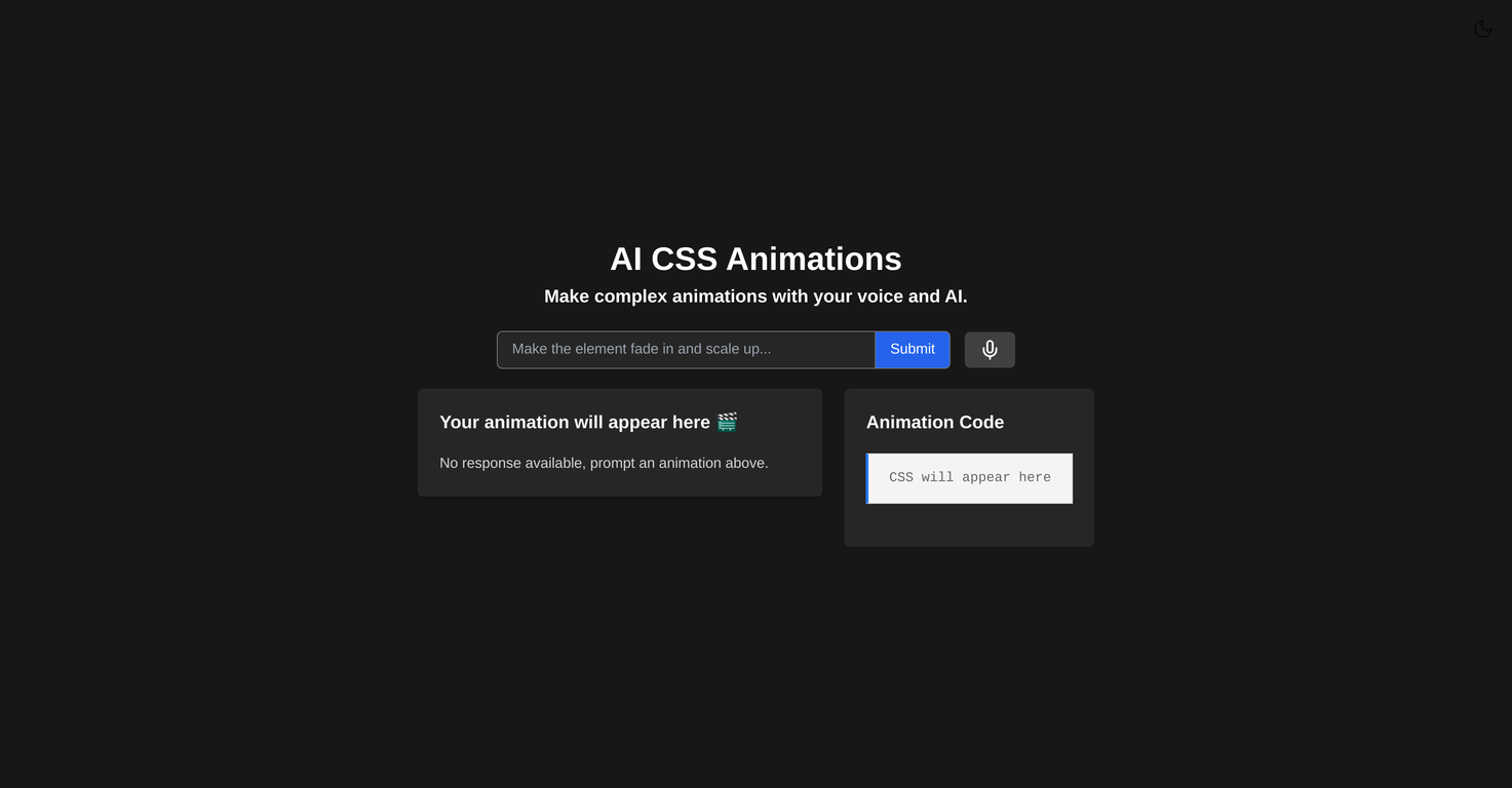 AI CSS Animations image