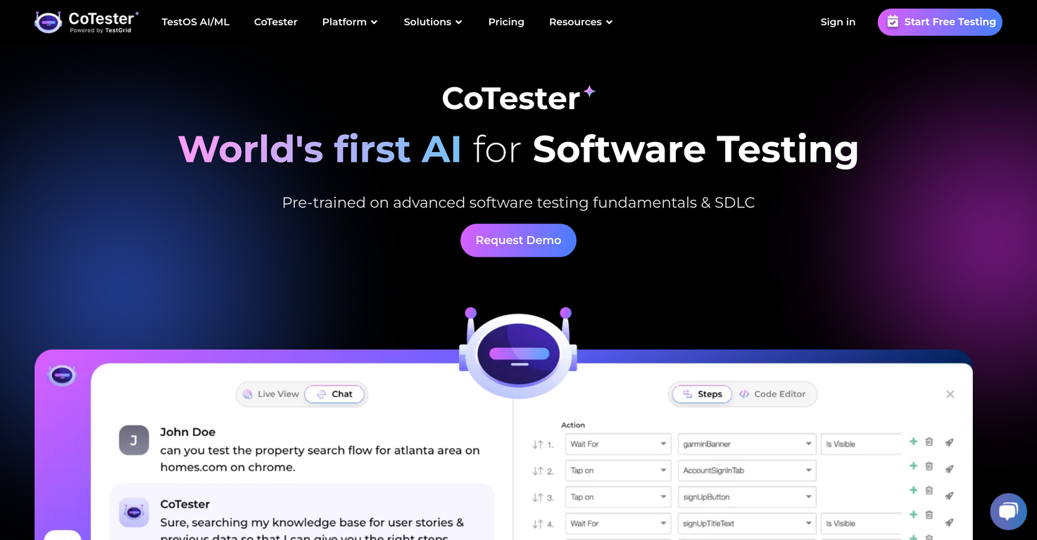 CoTester by TestGrid image