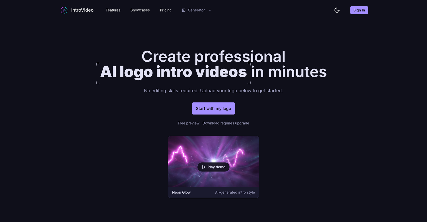 IntroVideo - Logo Animation image
