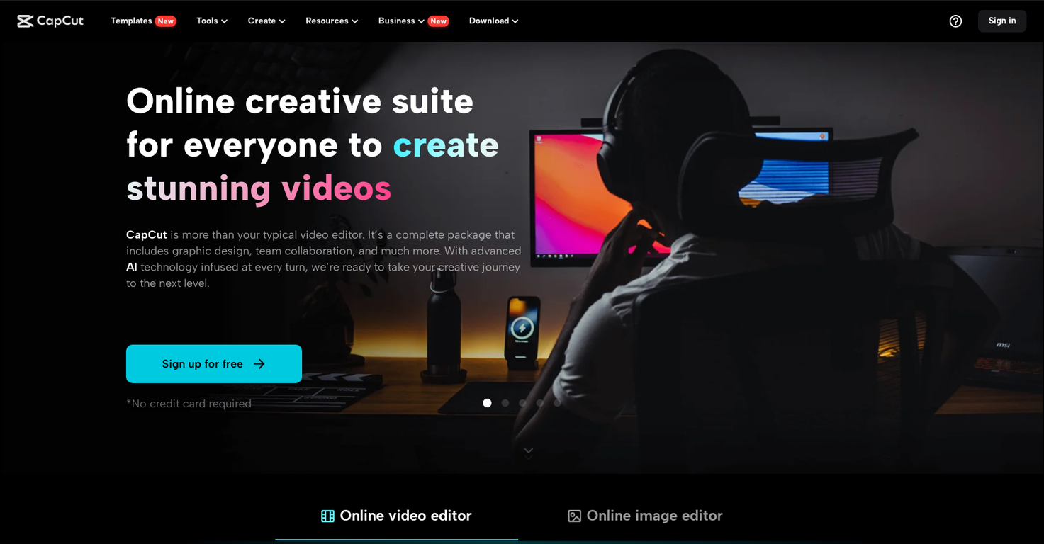 CapCut Online Creative Suite image