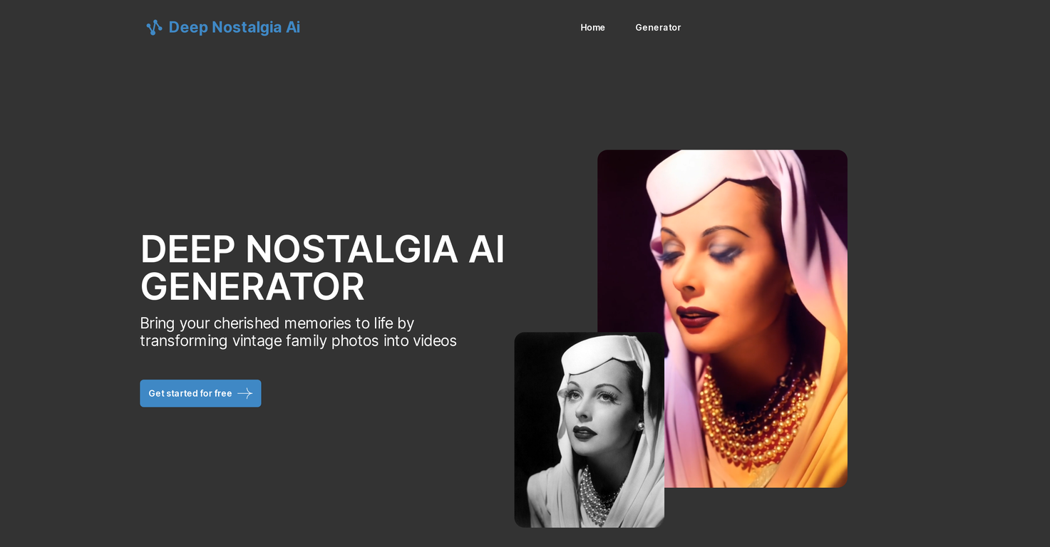 Deep NostalgiaAi image