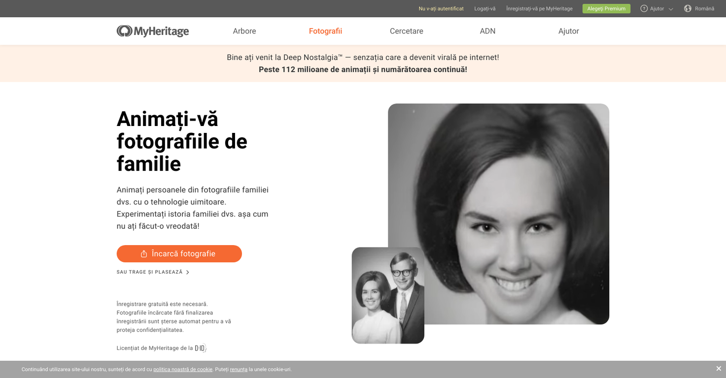 MyHeritage Deep Nostalgia image
