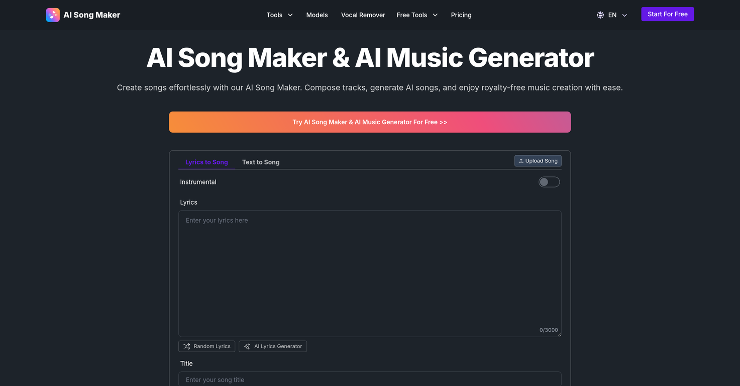 AI Song Maker image