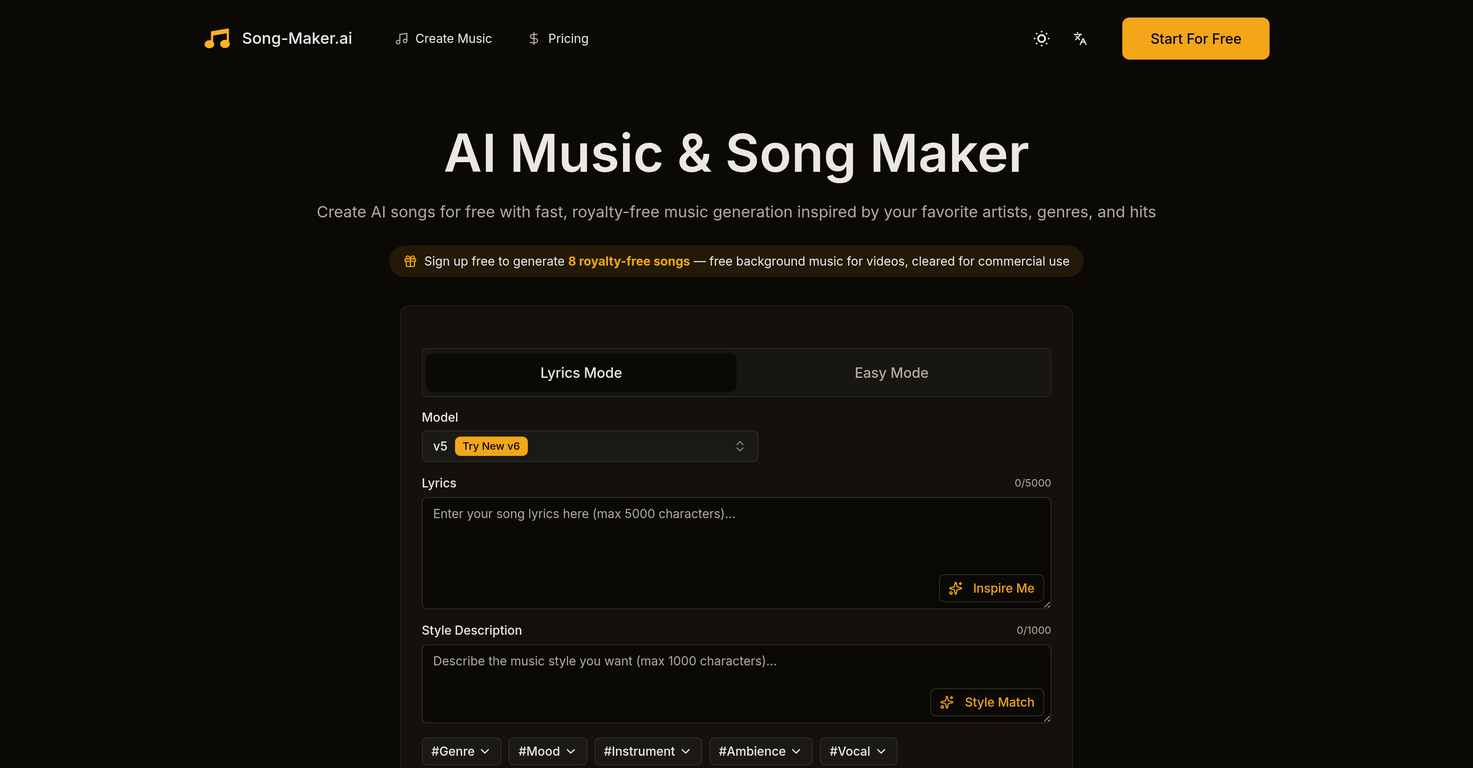 Song Maker AI image