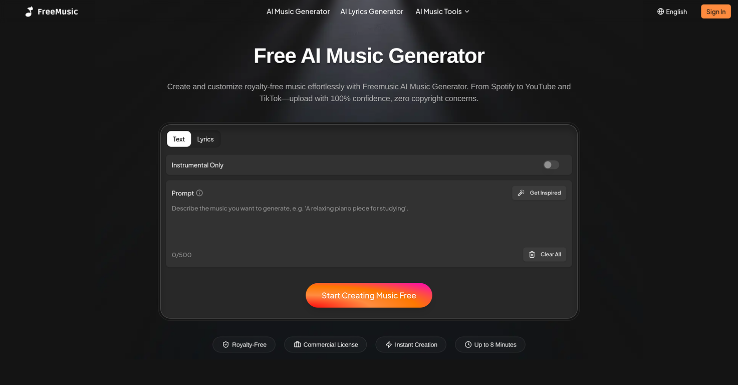 FreeMusic AI image