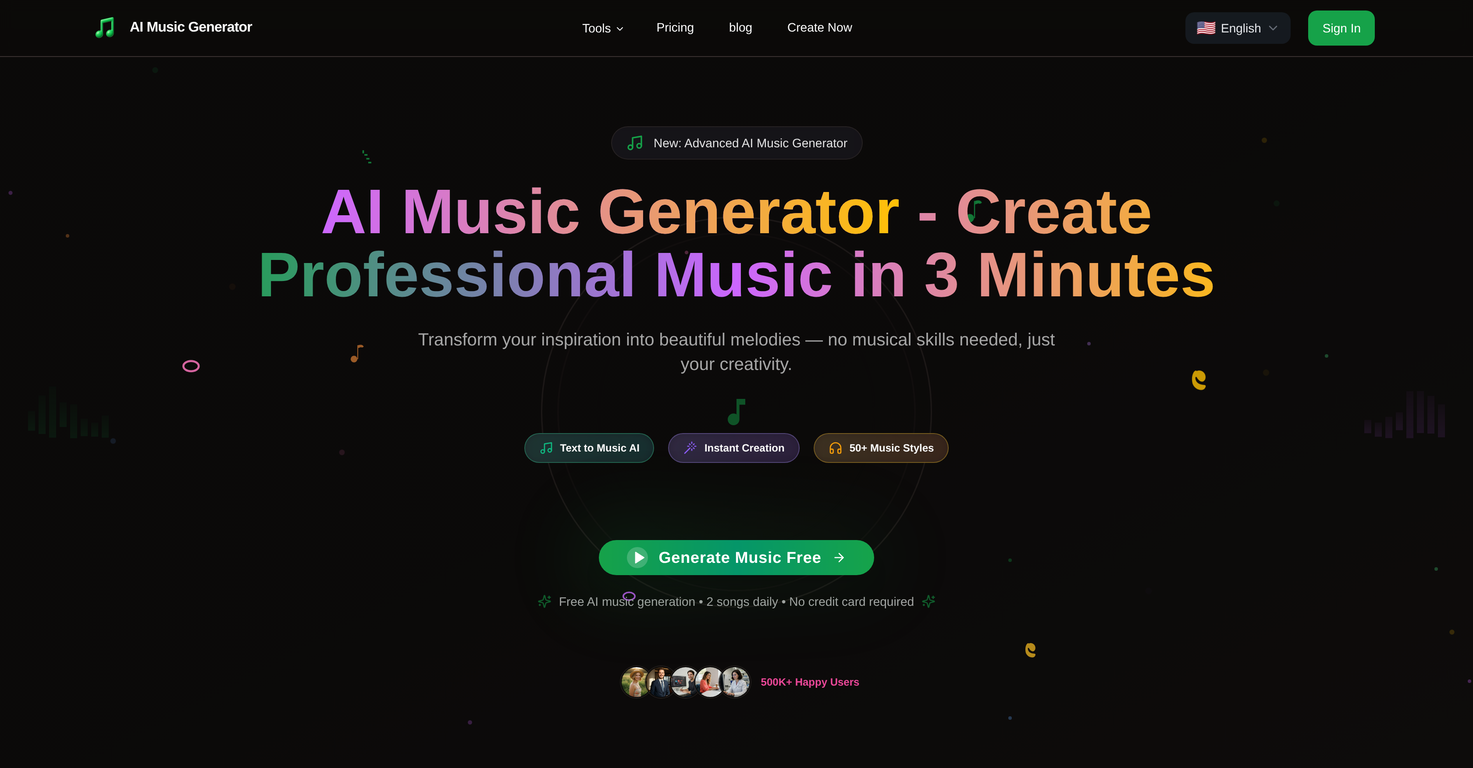 MusicGeneratorAI image