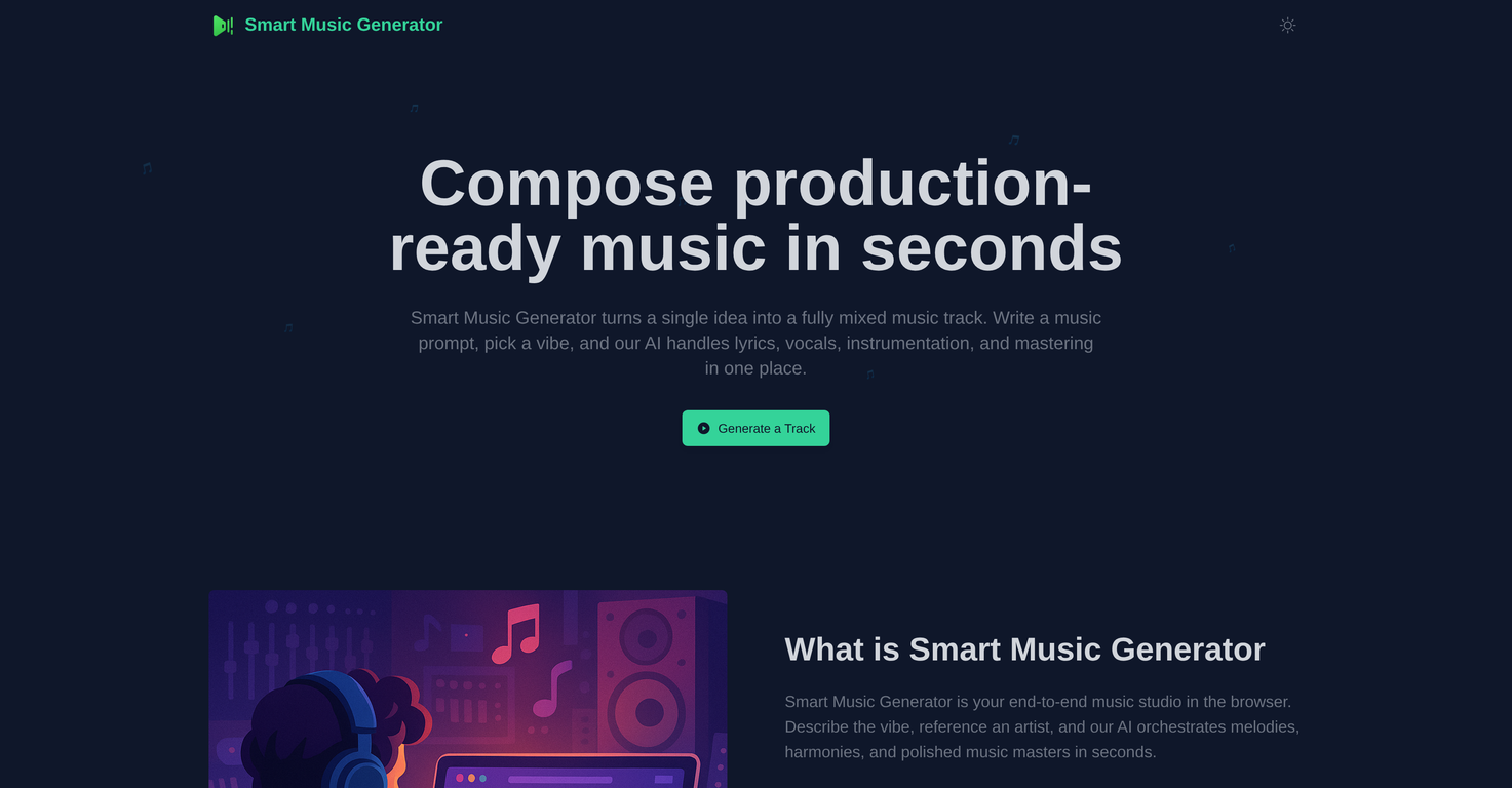Smart Music Generator image