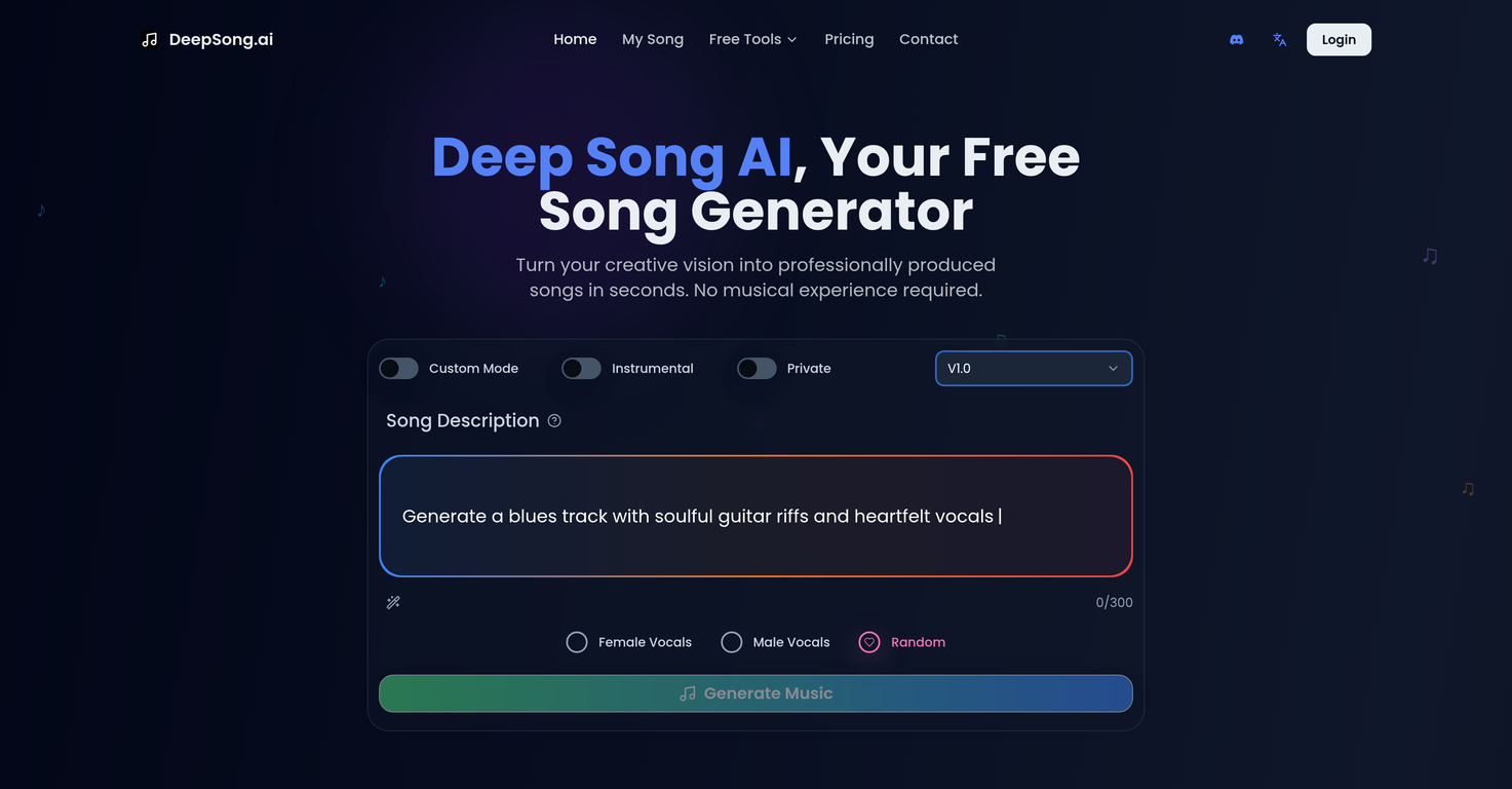 DeepSong AI image