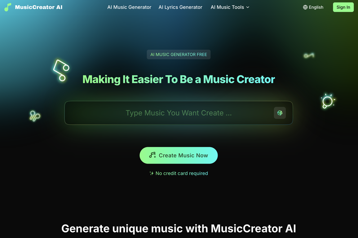 MusicCreator AI image